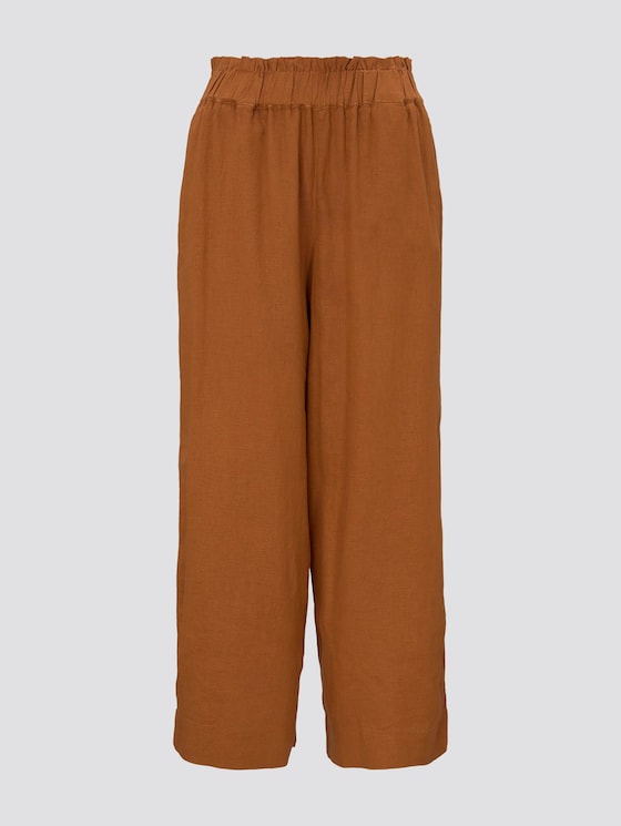 Culotte mit elastischem Bund - Frauen - mango brown Culotte mit elastischem Bund - Frauen - mango brown - 7 - TOM TAILOR Denim