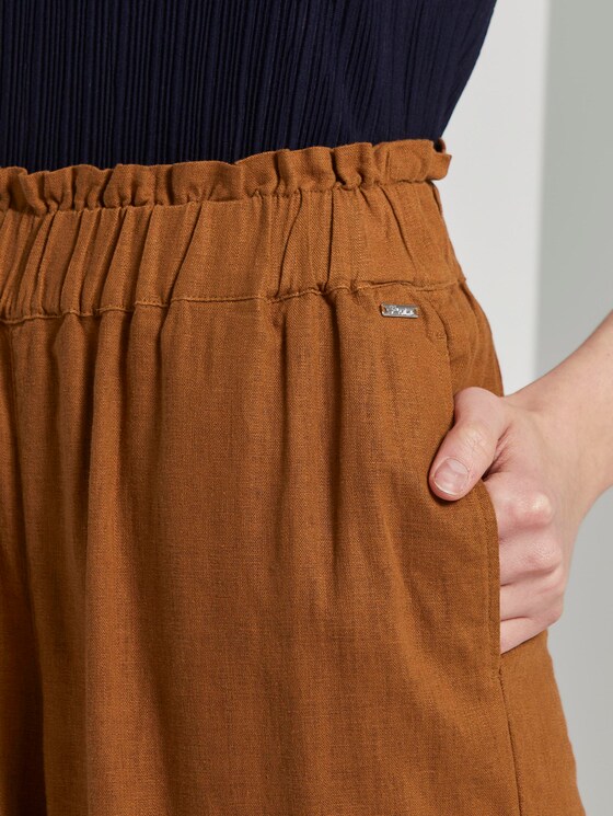 Culotte mit elastischem Bund - Frauen - mango brown Culotte mit elastischem Bund - Frauen - mango brown - 9 - TOM TAILOR Denim