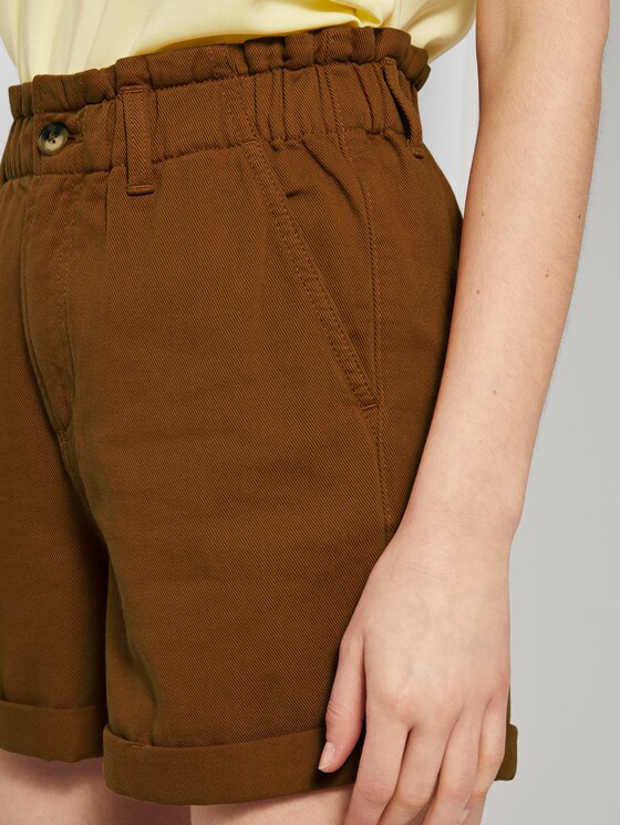 Relaxed Shorts mit elastischem Bund - Frauen - mango brown Relaxed Shorts mit elastischem Bund - Frauen - mango brown - 10 - TOM TAILOR Denim