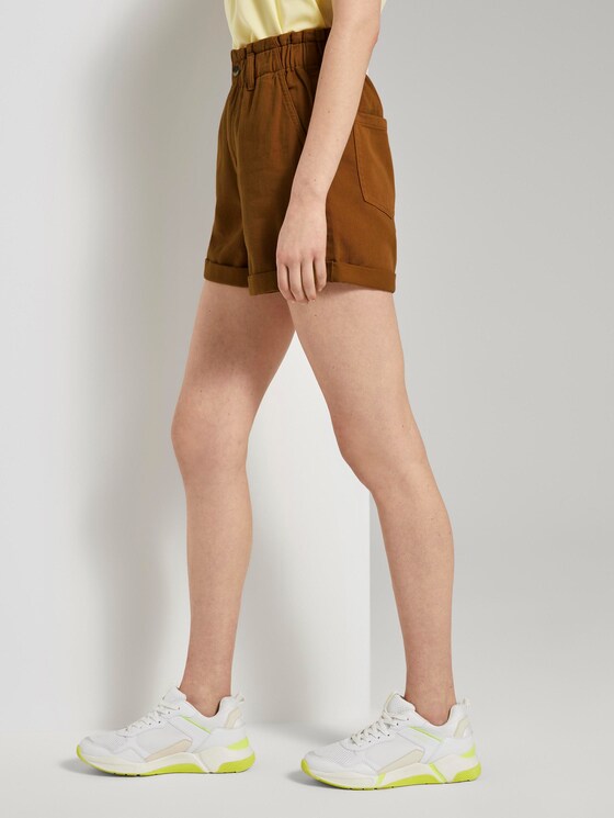 Relaxed Shorts mit elastischem Bund - Frauen - mango brown Relaxed Shorts mit elastischem Bund - Frauen - mango brown - 11 - TOM TAILOR Denim