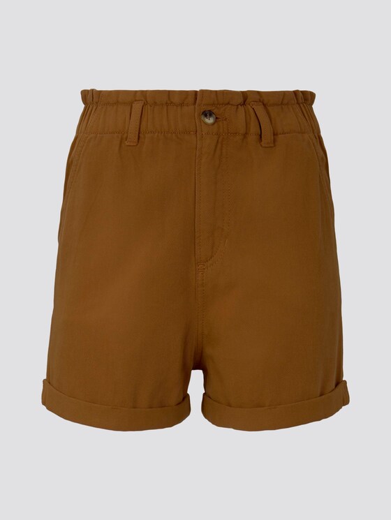 Relaxed Shorts mit elastischem Bund - Frauen - mango brown Relaxed Shorts mit elastischem Bund - Frauen - mango brown - 7 - TOM TAILOR Denim