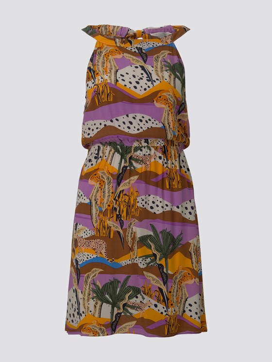 Gemustertes Neckholder Kleid - Frauen - tropical print Gemustertes Neckholder Kleid - Frauen - tropical print - 7 - TOM TAILOR Denim