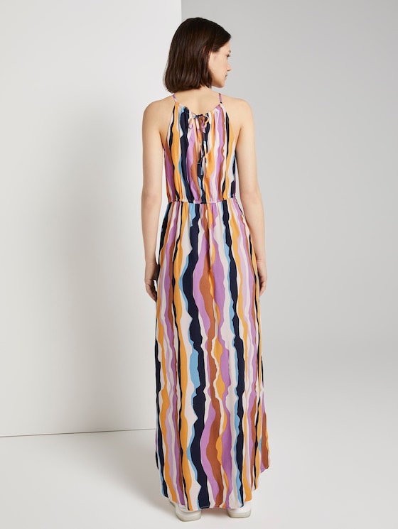 Gemustertes Neckholder Maxikleid - Frauen - wavy multicolor stripes Gemustertes Neckholder Maxikleid - Frauen - wavy multicolor stripes - 2 - TOM TAILOR Denim