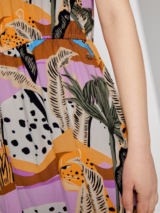 Gemustertes Neckholder Maxikleid - Frauen - tropical print Gemustertes Neckholder Maxikleid - Frauen - tropical print - 10 - TOM TAILOR Denim