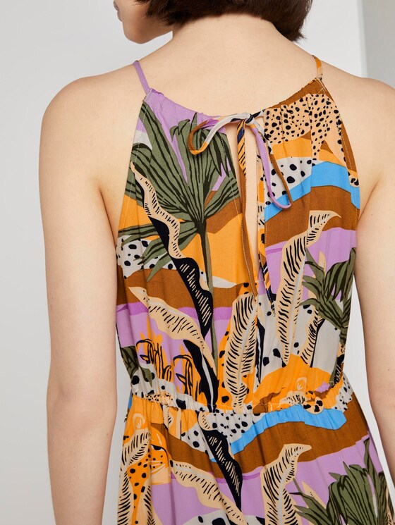 Gemustertes Neckholder Maxikleid - Frauen - tropical print Gemustertes Neckholder Maxikleid - Frauen - tropical print - 9 - TOM TAILOR Denim