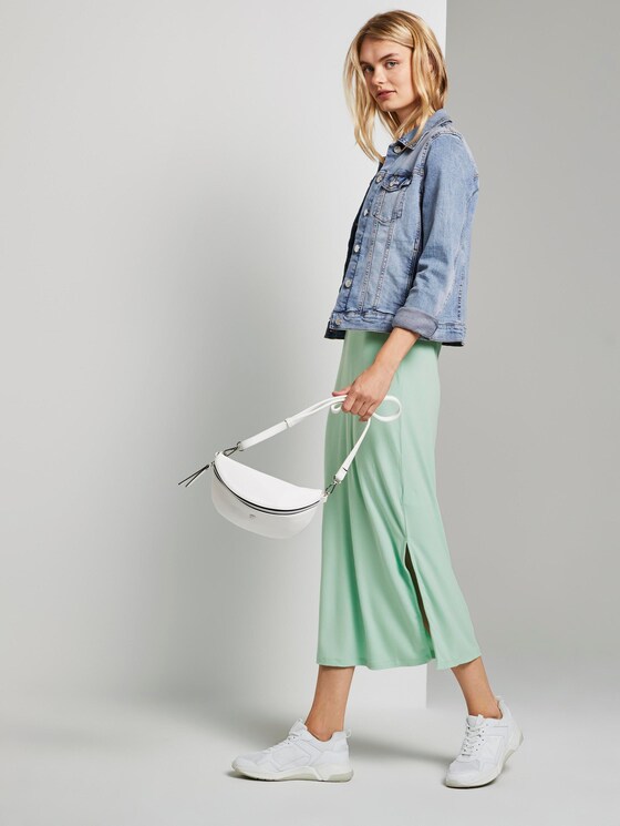 Ribbed midi dress with back details - Women - fresh mint Ribbed midi dress with back details - Women - fresh mint - 3 - TOM TAILOR Denim