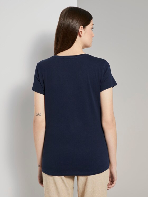 T-Shirt met print - Vrouwen - Real Navy Blue T-Shirt met print - Vrouwen - Real Navy Blue - 2 - TOM TAILOR Denim