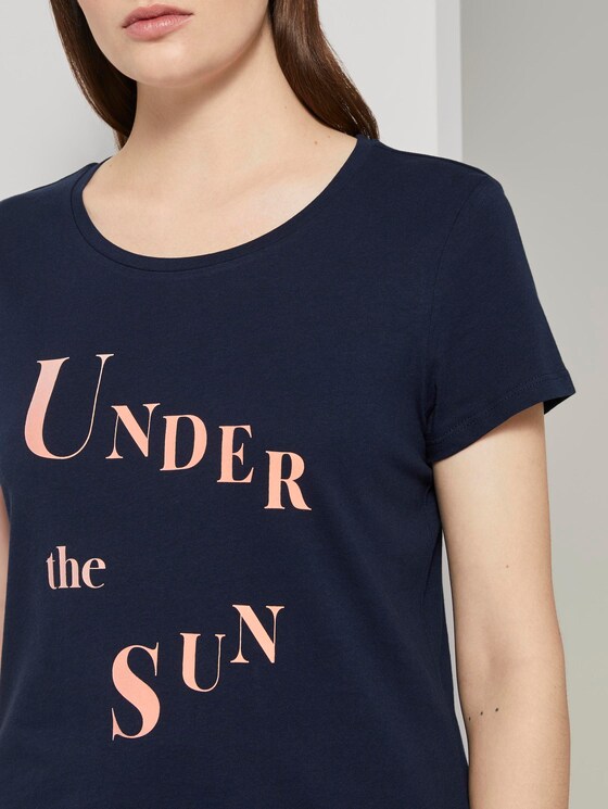T-Shirt met print - Vrouwen - Real Navy Blue T-Shirt met print - Vrouwen - Real Navy Blue - 9 - TOM TAILOR Denim