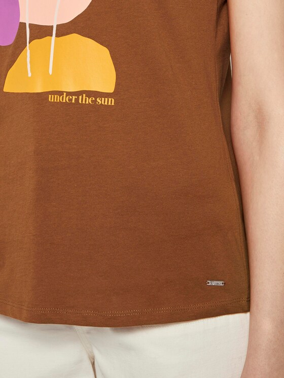 T-Shirt met print - Vrouwen - mango brown T-Shirt met print - Vrouwen - mango brown - 10 - TOM TAILOR Denim