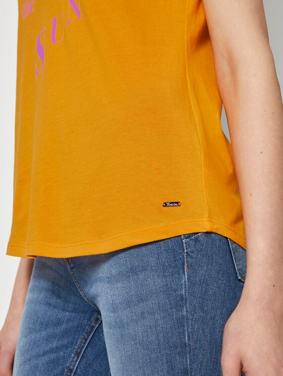 T-Shirt met print - Vrouwen - orange yellow T-Shirt met print - Vrouwen - orange yellow - 10 - TOM TAILOR Denim