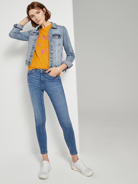 T-Shirt met print - Vrouwen - orange yellow T-Shirt met print - Vrouwen - orange yellow - 3 - TOM TAILOR Denim