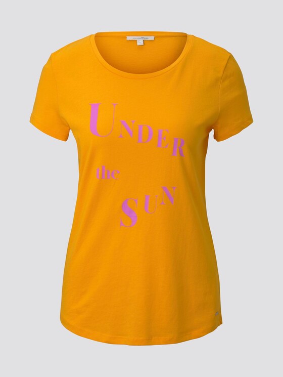 T-Shirt met print - Vrouwen - orange yellow T-Shirt met print - Vrouwen - orange yellow - 7 - TOM TAILOR Denim