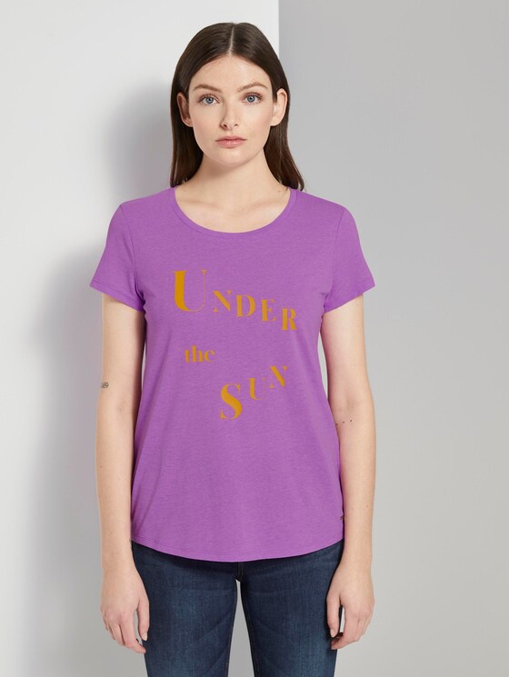 T-Shirt met print - Vrouwen - light berry T-Shirt met print - Vrouwen - light berry - 1 - TOM TAILOR Denim