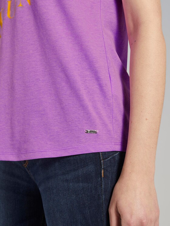 T-Shirt met print - Vrouwen - light berry T-Shirt met print - Vrouwen - light berry - 10 - TOM TAILOR Denim