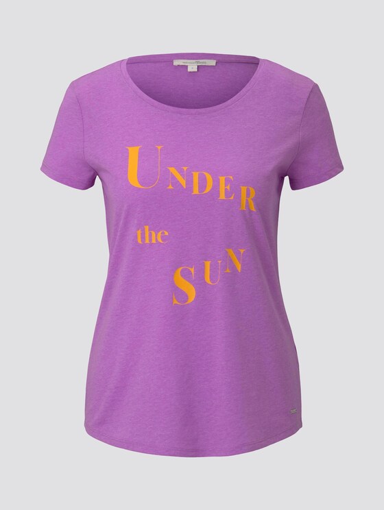 T-Shirt met print - Vrouwen - light berry T-Shirt met print - Vrouwen - light berry - 7 - TOM TAILOR Denim