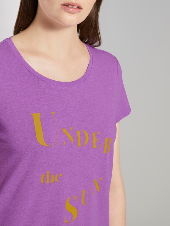 T-Shirt met print - Vrouwen - light berry T-Shirt met print - Vrouwen - light berry - 9 - TOM TAILOR Denim