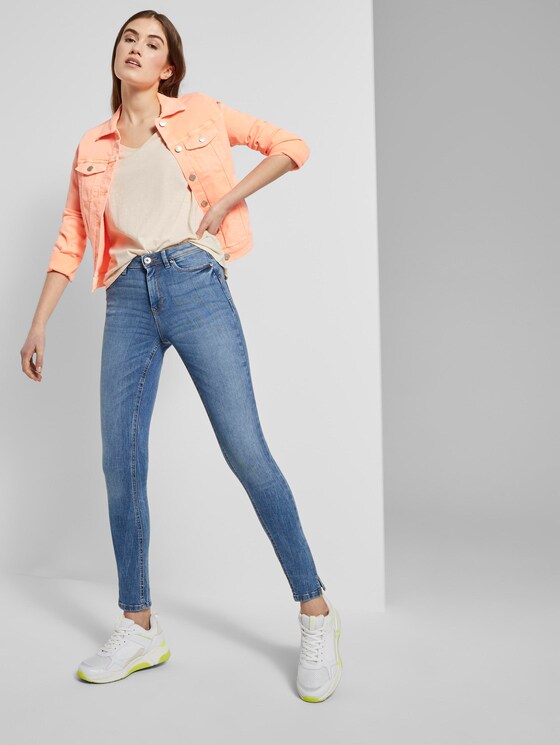 T-shirt met V-hals - Vrouwen - soft creme beige T-shirt met V-hals - Vrouwen - soft creme beige - 3 - TOM TAILOR Denim