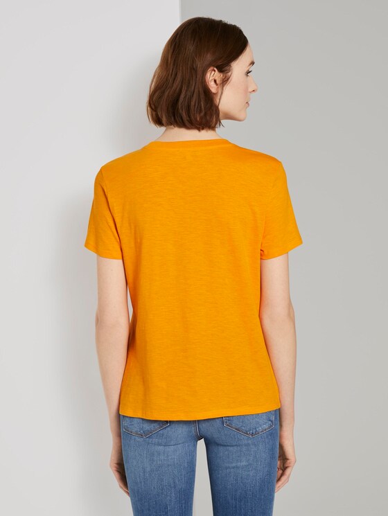 T-Shirt mit Print - Frauen - orange yellow T-Shirt mit Print - Frauen - orange yellow - 2 - TOM TAILOR Denim