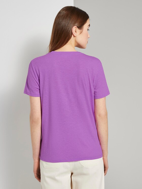 T-Shirt mit Print - Frauen - light berry T-Shirt mit Print - Frauen - light berry - 2 - TOM TAILOR Denim