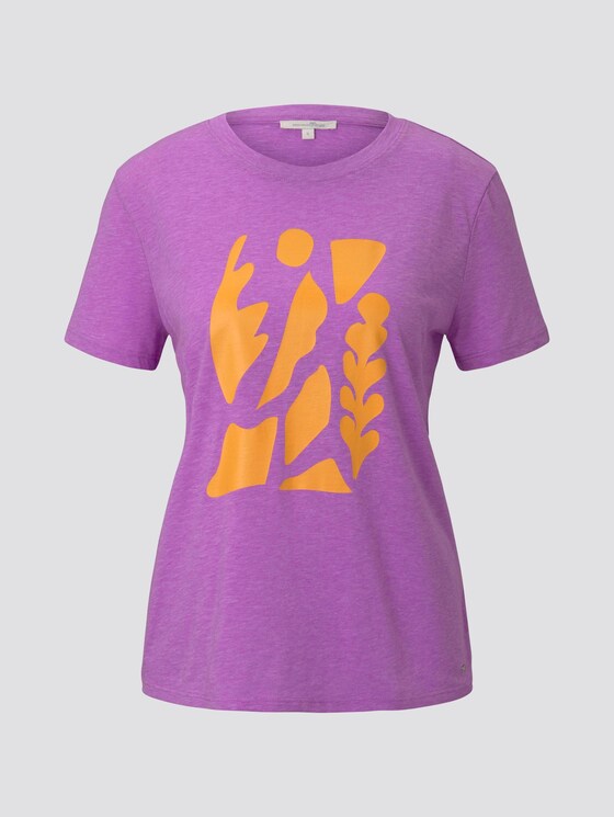 T-Shirt mit Print - Frauen - light berry T-Shirt mit Print - Frauen - light berry - 7 - TOM TAILOR Denim