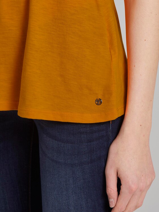 Top with ruffles - Women - orange yellow Top with ruffles - Women - orange yellow - 10 - TOM TAILOR Denim