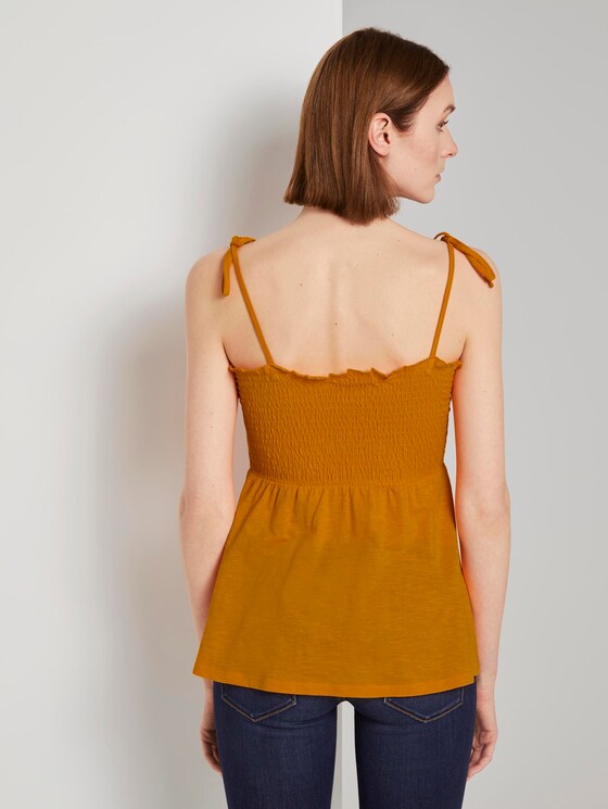 Top with ruffles - Women - orange yellow Top with ruffles - Women - orange yellow - 2 - TOM TAILOR Denim