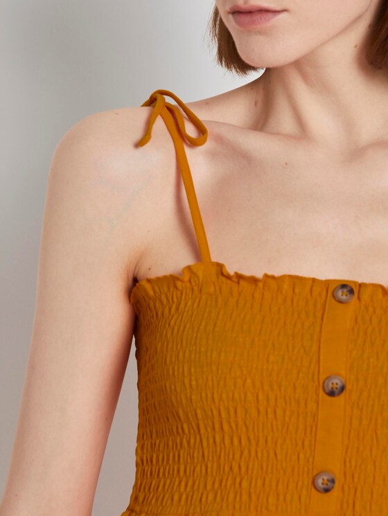 Top with ruffles - Women - orange yellow Top with ruffles - Women - orange yellow - 9 - TOM TAILOR Denim