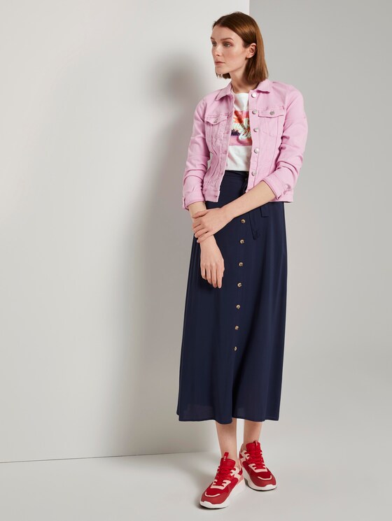 T-Shirt mit platziertem Print - Frauen - Off White T-Shirt mit platziertem Print - Frauen - Off White - 3 - TOM TAILOR Denim