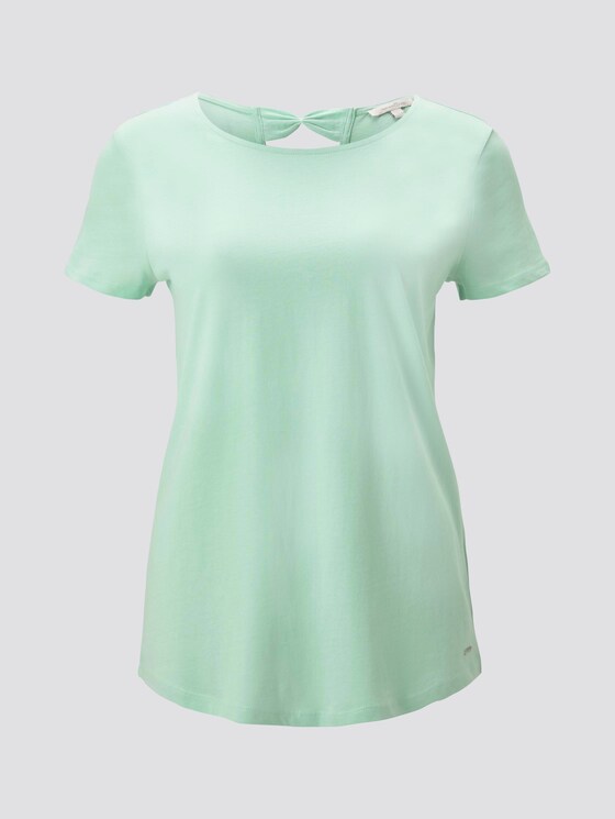 T-Shirt mit Rückendetail - Frauen - fresh mint T-Shirt mit Rückendetail - Frauen - fresh mint - 7 - TOM TAILOR Denim