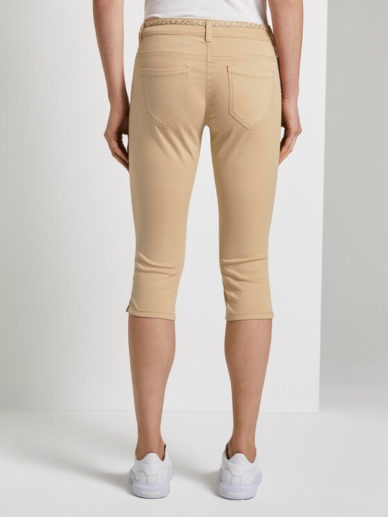Alexa Slim Caprihose aus Lyocellgemisch - Frauen - cream toffee Alexa Slim Caprihose aus Lyocellgemisch - Frauen - cream toffee - 2 - TOM TAILOR