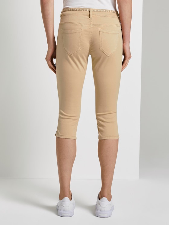 Pantacourt Alexa Slim en lyocell mélangé par Women, cream toffee