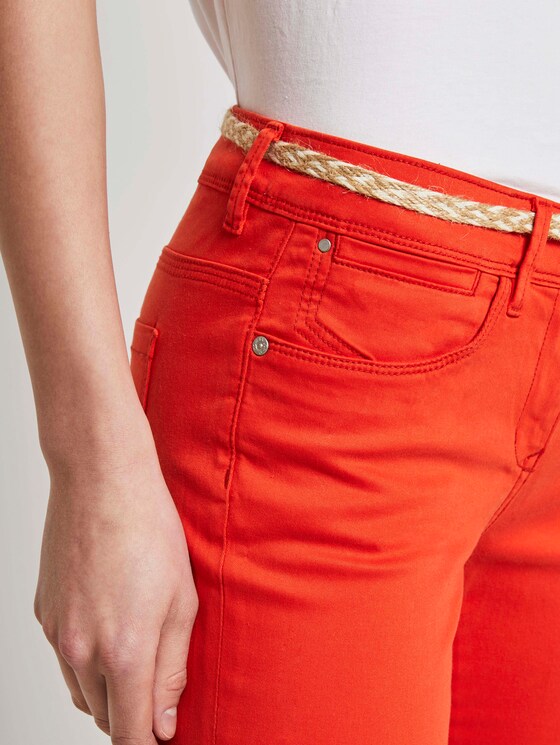Alexa Slim Caprihose aus Lyocellgemisch - Frauen - strong flame orange Alexa Slim Caprihose aus Lyocellgemisch - Frauen - strong flame orange - 10 - TOM TAILOR