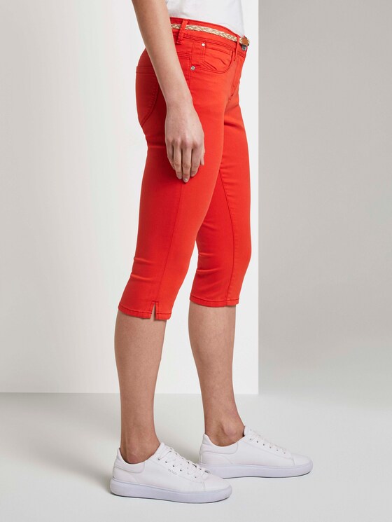 Alexa Slim Caprihose aus Lyocellgemisch - Frauen - strong flame orange Alexa Slim Caprihose aus Lyocellgemisch - Frauen - strong flame orange - 11 - TOM TAILOR