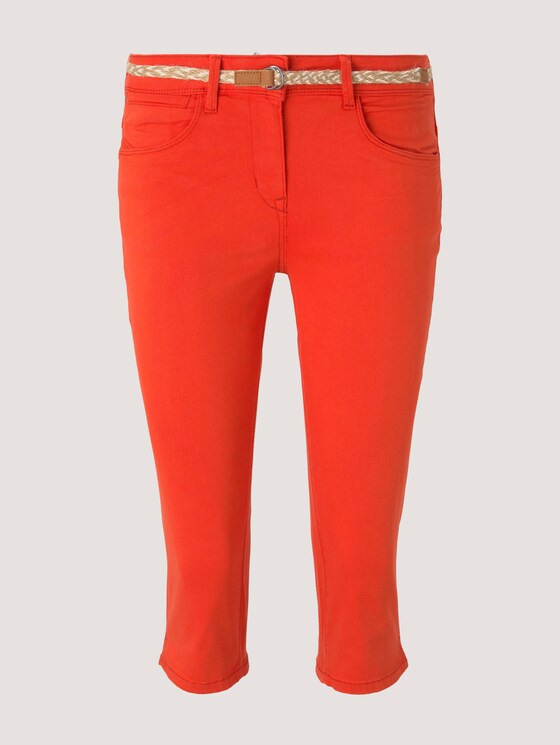 Alexa Slim Caprihose aus Lyocellgemisch - Frauen - strong flame orange Alexa Slim Caprihose aus Lyocellgemisch - Frauen - strong flame orange - 7 - TOM TAILOR