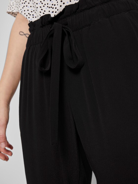 Loose Fit Hose mit elastischem Bund - Frauen - Deep Black Loose Fit Hose mit elastischem Bund - Frauen - Deep Black - 10 - TOM TAILOR
