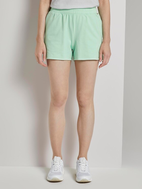 Vintage Sweatshorts met print - Vrouwen - fresh mint Vintage Sweatshorts met print - Vrouwen - fresh mint - 1 - TOM TAILOR Denim