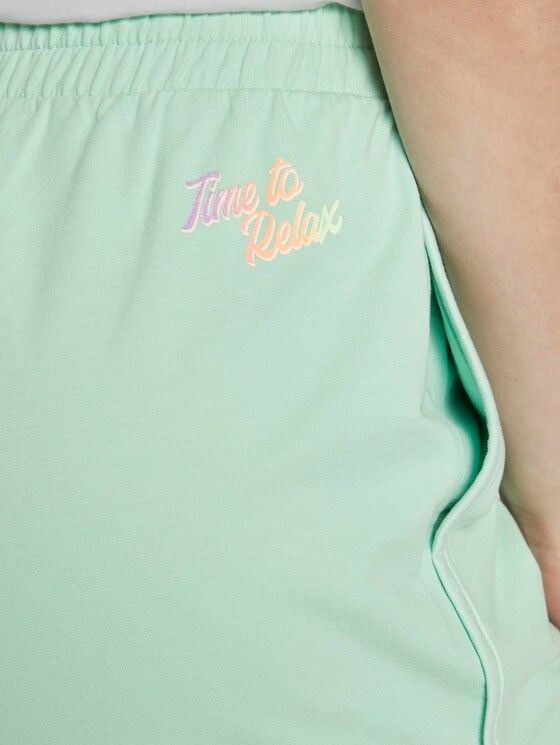 Vintage Sweatshorts met print - Vrouwen - fresh mint Vintage Sweatshorts met print - Vrouwen - fresh mint - 9 - TOM TAILOR Denim