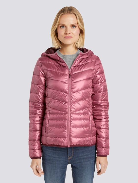 Leichte Steppjacke mit Kapuze - Frauen - renaissance rose Leichte Steppjacke mit Kapuze - Frauen - renaissance rose - 1 - TOM TAILOR Denim