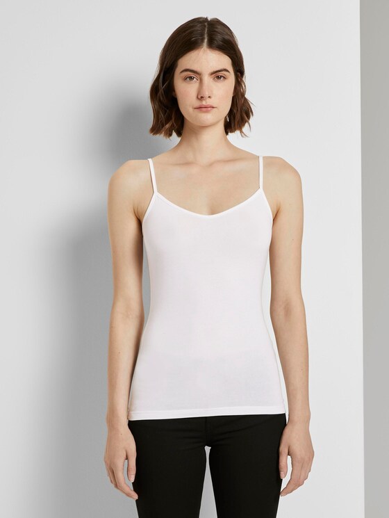 Träger Tops im Doppelpack - Frauen - Deep Black Träger Tops im Doppelpack - Frauen - Deep Black - 1 - TOM TAILOR Denim