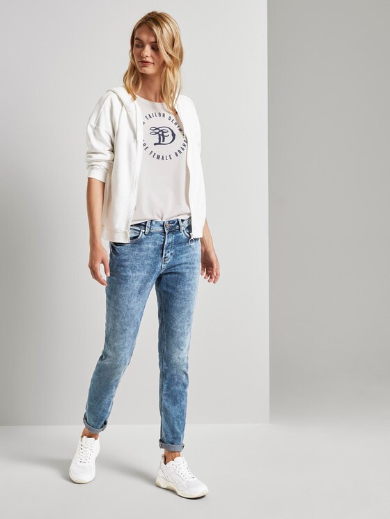T-shirt in a twin pack - Women - Off White T-shirt in a twin pack - Women - Off White - 3 - TOM TAILOR Denim