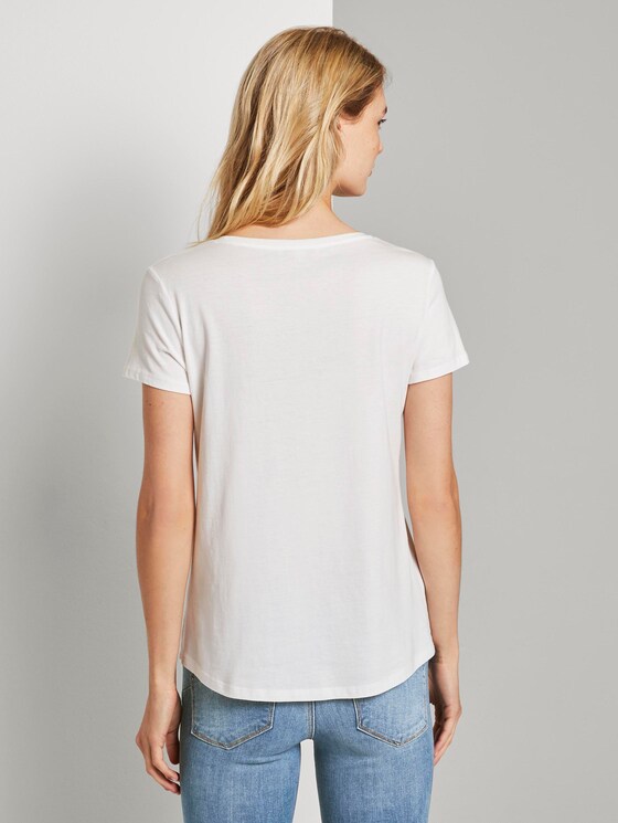 T-shirt in a twin pack - Women - Real Navy Blue T-shirt in a twin pack - Women - Real Navy Blue - 2 - TOM TAILOR Denim