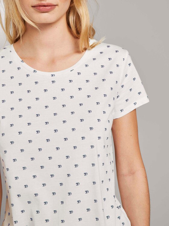 T-shirt in a twin pack - Women - white navy logo print T-shirt in a twin pack - Women - white navy logo print - 9 - TOM TAILOR Denim
