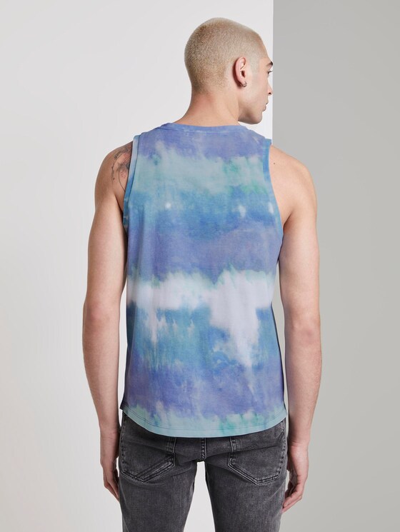 Tanktop mit Alloverprint - Männer - multicolor stripy batik print Tanktop mit Alloverprint - Männer - multicolor stripy batik print - 2 - TOM TAILOR Denim