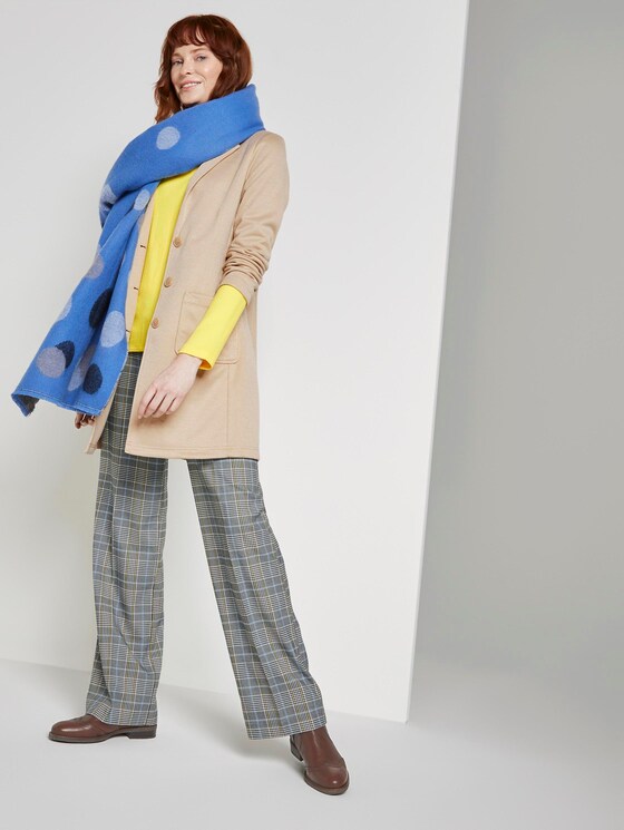 Jersey blazer coat - Women - cream toffee Jersey blazer coat - Women - cream toffee - 3 - TOM TAILOR