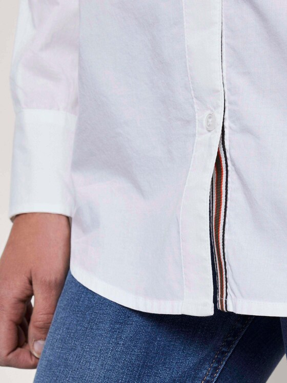 Simple blouse in a loose fit - Women - White Simple blouse in a loose fit - Women - White - 10 - TOM TAILOR