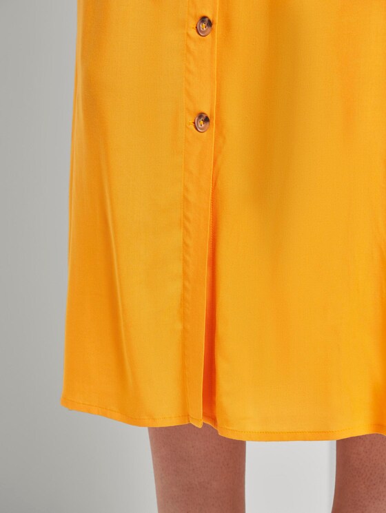 Maxi skirt with a button tab - Women - orange yellow Maxi skirt with a button tab - Women - orange yellow - 9 - TOM TAILOR Denim