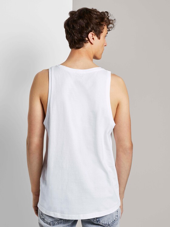 Top mit aufgesetzter Tasche - Männer - White Top mit aufgesetzter Tasche - Männer - White - 2 - TOM TAILOR Denim