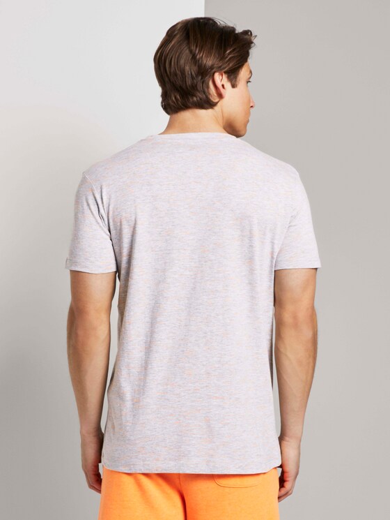 Strukturiertes T-Shirt - Männer - grey multi slub yd stripe Strukturiertes T-Shirt - Männer - grey multi slub yd stripe - 2 - TOM TAILOR Denim