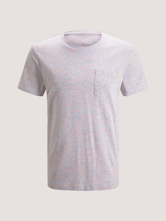 Strukturiertes T-Shirt - Männer - grey multi slub yd stripe Strukturiertes T-Shirt - Männer - grey multi slub yd stripe - 7 - TOM TAILOR Denim