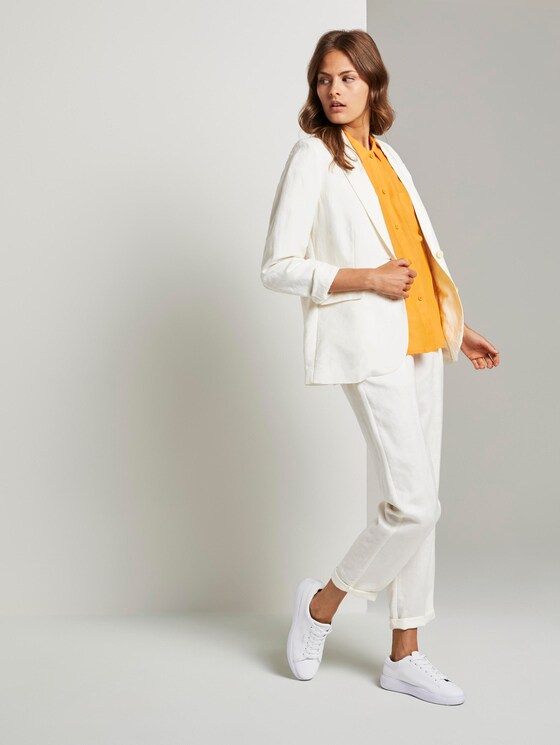 shirt blouse in a loose fit - Women - Golden Corn shirt blouse in a loose fit - Women - Golden Corn - 3 - Mine to five